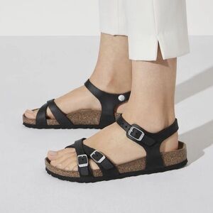 NWOB Birkenstock Kumba Natural Leather Oiled Sandals. MSRP $140. Size EU40